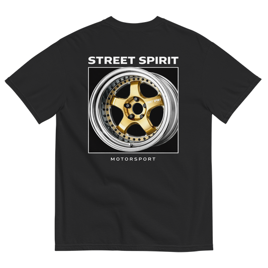 Street Spirit Wheel Black T-Shirt