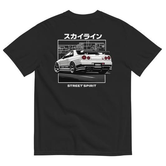 Street Spirit Skyline Black T-Shirt