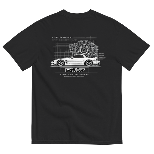 Street Spirit RX-7 Black T-Shirt