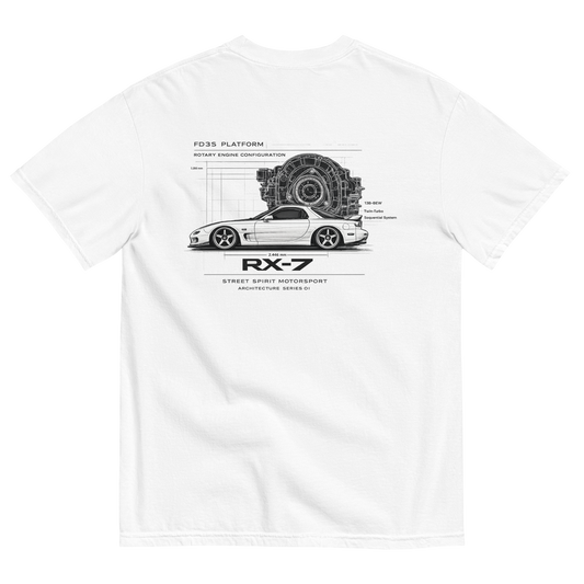 Street Spirit RX-7 White T-Shirt